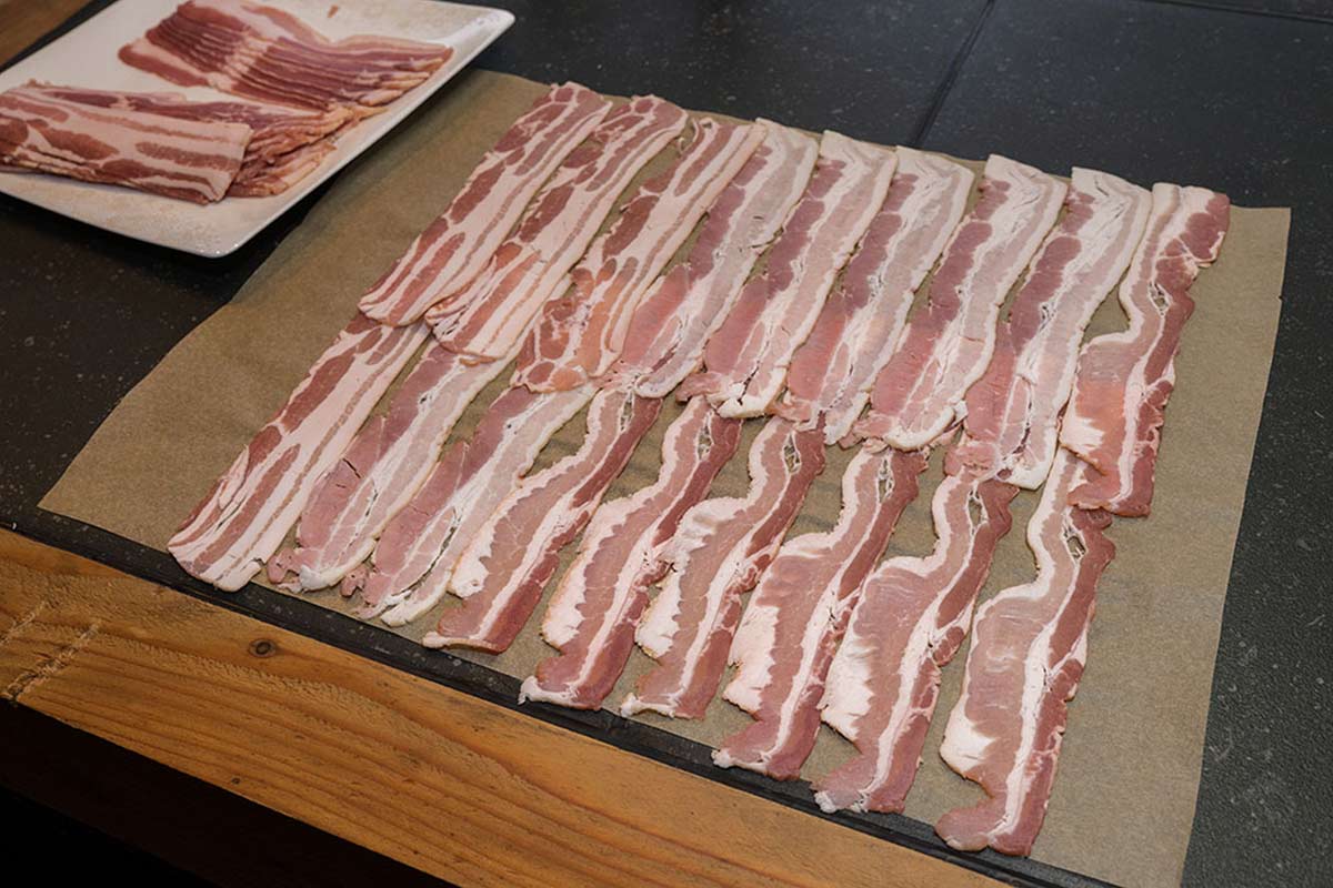 Baconnetz vorbereiten